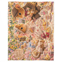 Viktorianisches Mausbaby- Shower Cottagecore-Kinde