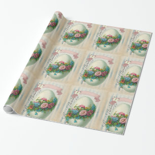 Viktorianisches Osterglücksei Geschenkpapier