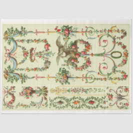 Viktorianisches Papier mit Blumengrenzen