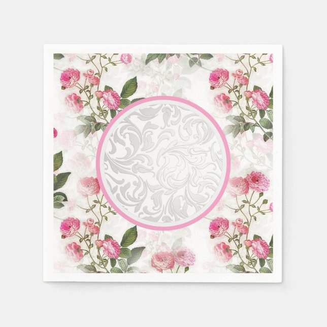 Viktorianisches Party-Tischgeschirr Serviette (Vorderseite)