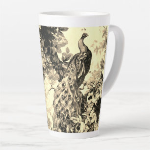 Viktorianisches Pfauenblumenmuster Milchtasse