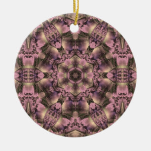 Viktorianisches Rosa Antik Keramik Ornament