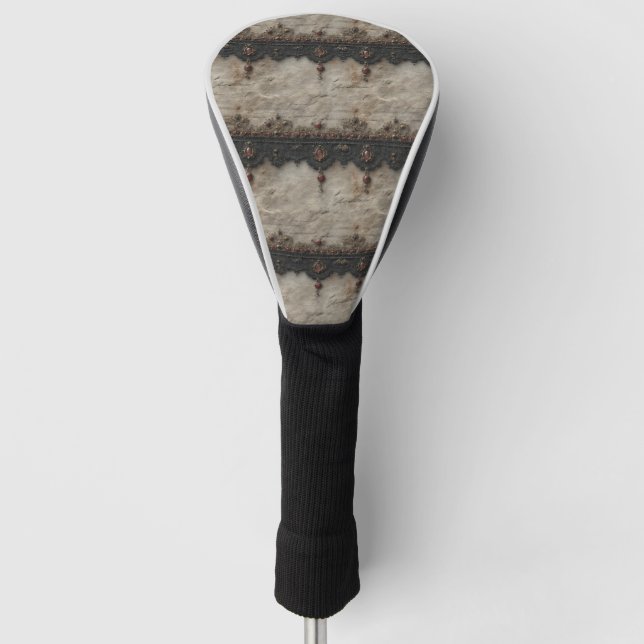 Viktorianisches Rubinpunt-Gotikmuster (1) Golf Headcover (Vorderseite)