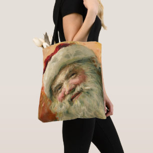 Viktorianisches Santa-Claus-Porträt, vintage Weihn