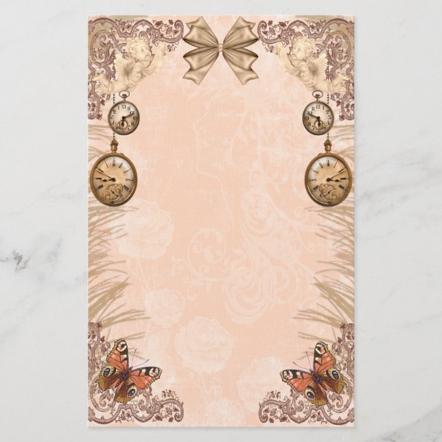 Viktorianisches Schatz-Briefpapier Briefpapier (Vorderseite)