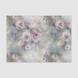 Viktorianisches Shabby Chic in Floralfarben Decoup Seidenpapier
