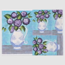 Viktorianisches Shabby Chic Tissue Paper für DIY