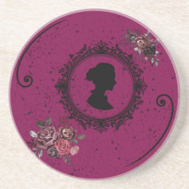 Viktorianisches Thema v1 gerundet Getränkeuntersetzer