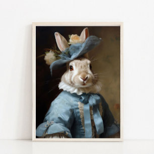 Viktorianisches Tierporträt, gekleidete Tierdrucke Poster
