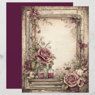 Viktorianisches und spitzes Scrapbook