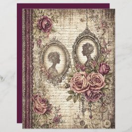 Viktorianisches und spitzes Scrapbook