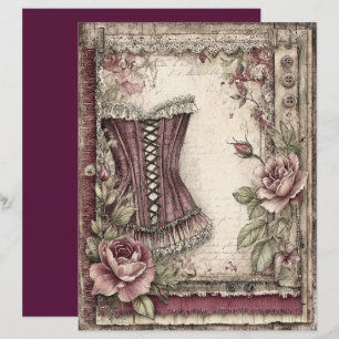 Viktorianisches und spitzes Scrapbook