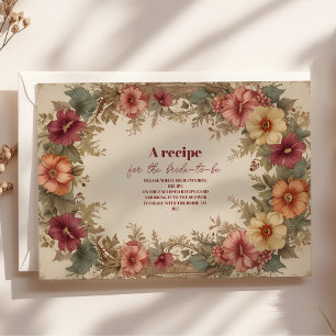 Viktorianisches Verziertes Brautparty Begleitkarte