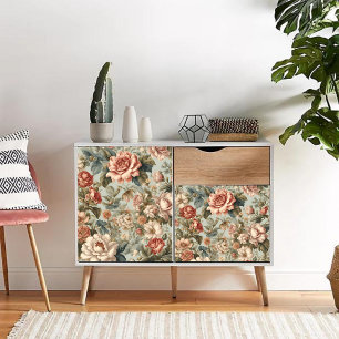 Viktorianisches Vintages Blumendecoupage Tissue Pa Seidenpapier