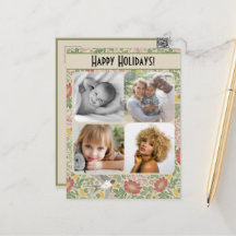 Viktorianisches Vintages Frühjahr Rotes Daisy-Foto