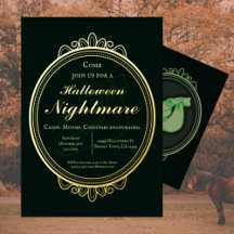 Viktorianisches Vintages Green Nightmare Halloween
