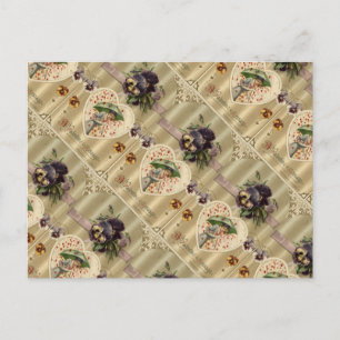 Viktorianisches Vintages Valentine Postkarte