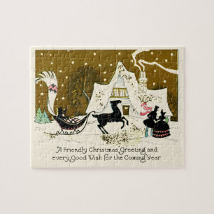 Viktorianisches Weihnachtsfest Puzzle