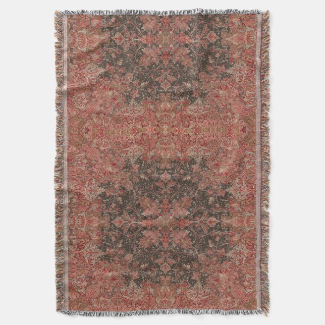 Viktorianisches Zeitalter - Europäisches Blattmust Decke (Vorderseite Vertikal)