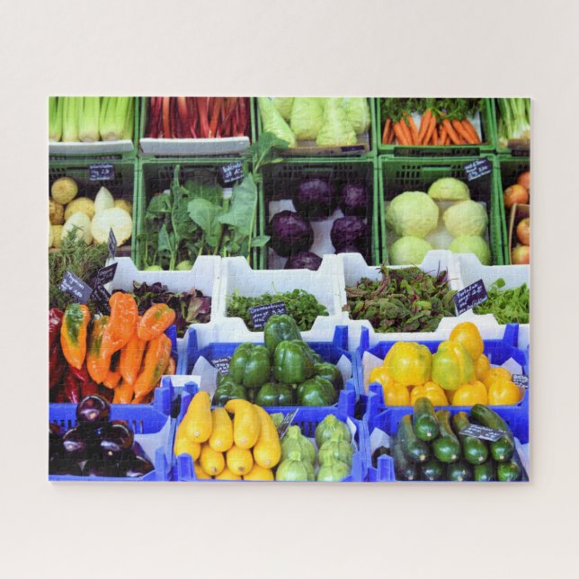 Viktualienmarkt München Deutschland - 16x20 - 520  Puzzle (Horizontal)