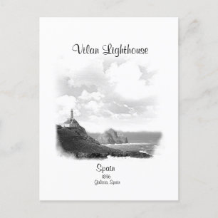 VILAN LIGHTHOUSE, SPANIEN POSTCARD POSTKARTE