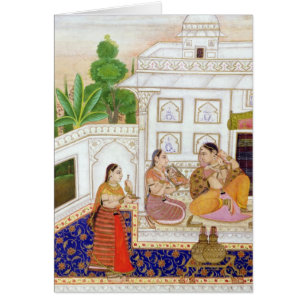 Vilaval Ragini: Frau an ihrer Toilette