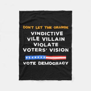 Vile Villain Violate Vote Vision Kamala Fleecedecke