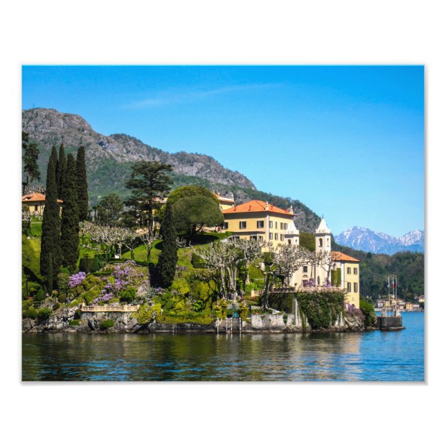Villa am Comer See, Italien - Foto Print (Vorne)