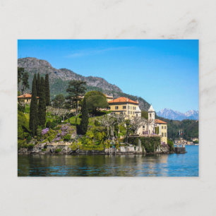 Villa am Comer See, Italien - Postcard Postkarte