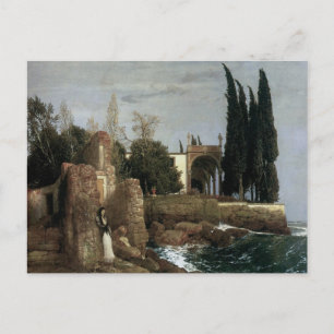 Villa am Meer by Arnold Bocklin, Symbolische Kunst Postkarte