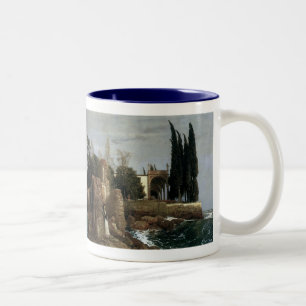 Villa am Meer von Arnold Böcklin, Symbolismus Kuns Zweifarbige Tasse