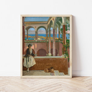 Villa an der Riviera   Sir John Lavery Poster