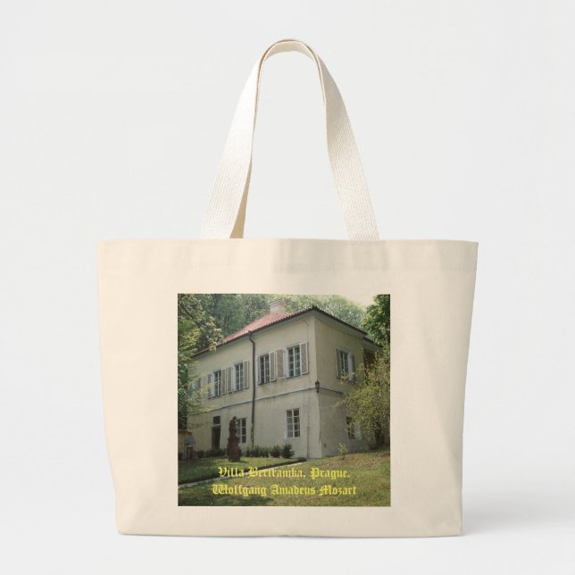 Villa Bertramka-Mozart-Prag Jumbo Stoffbeutel (Vorne)