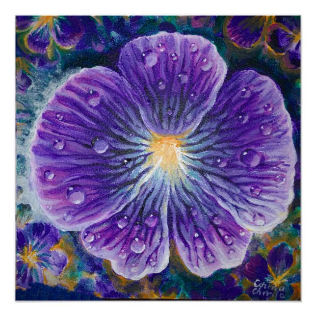 Villa Blume Poster (Vorderseite)