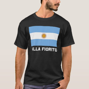 Villa Fiorito Republika Argentinien Flaggenband T-Shirt