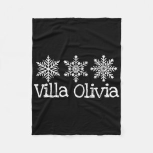 Villa Olivia Illinois Skifahrer Skifahren Ski Schn Fleecedecke