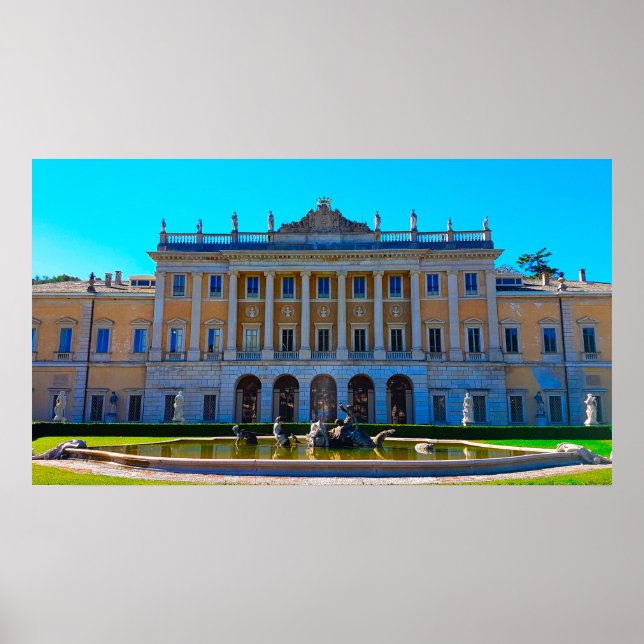 Villa Olmo Lake Como Italien Poster (Vorne)