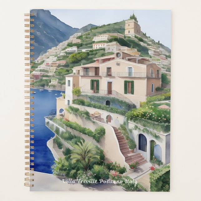 Villa Treville Positano Italien Exklusive Kunst Planer (Vorderseite)