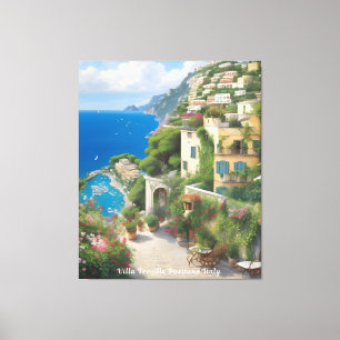 Villa Treville Positano Italien Leinwanddruck