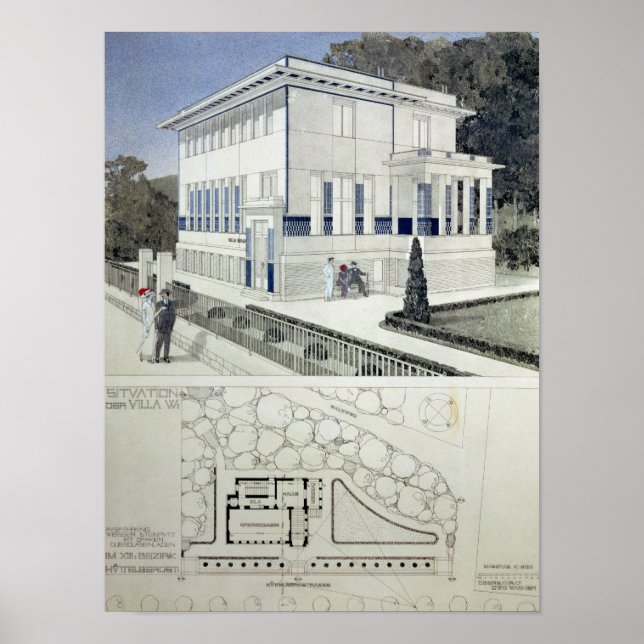 Villa Wagner, Wien Poster (Vorne)