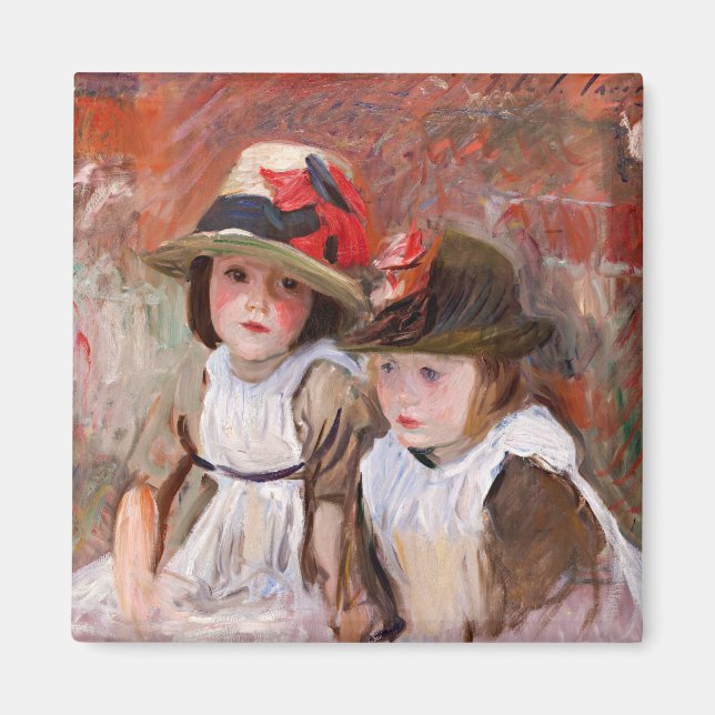 Village Children, berühmte Kunstwerke, Magnet (Vorne)