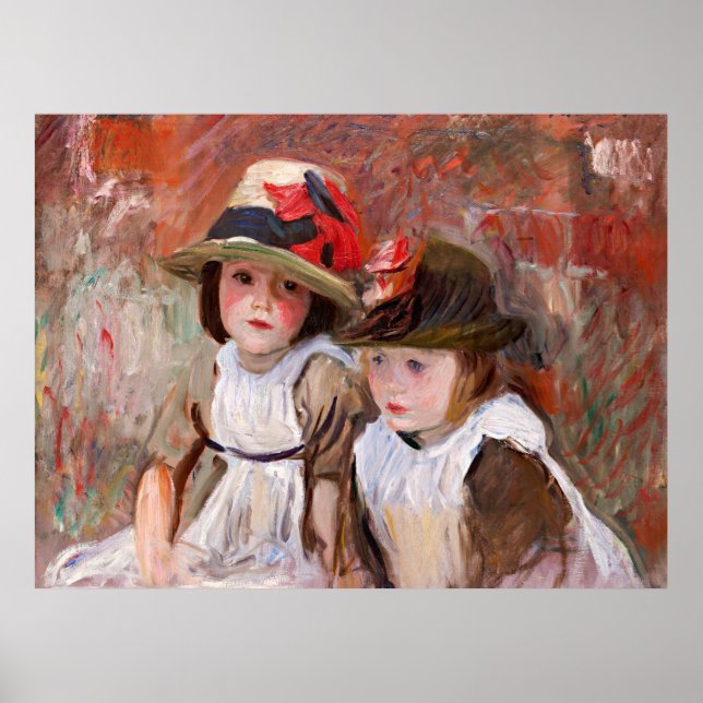 Village Children, berühmte Kunstwerke, Poster (Vorne)