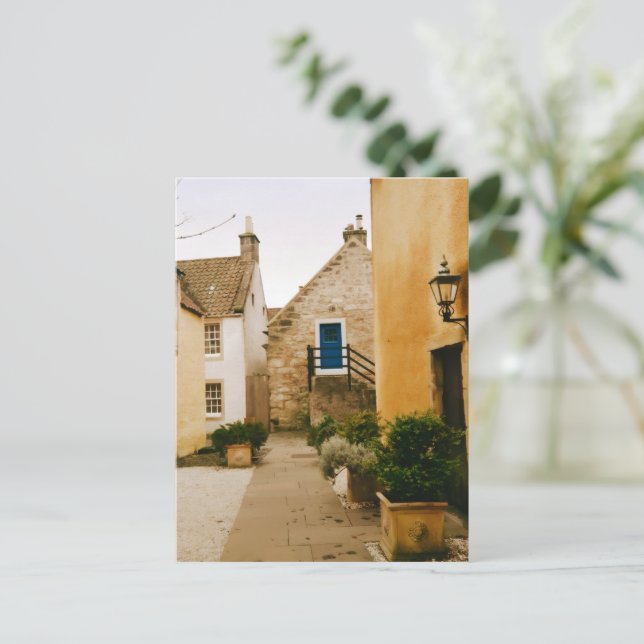 Village of Culross, Fife, Scotland  Feiertagspostkarte (Stehend Vorderseite)