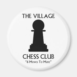 Village Schach Club Magnet
