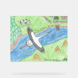 Village Vibes Acrylschild