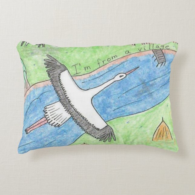 Village Vibes Dekokissen (Vorderseite)