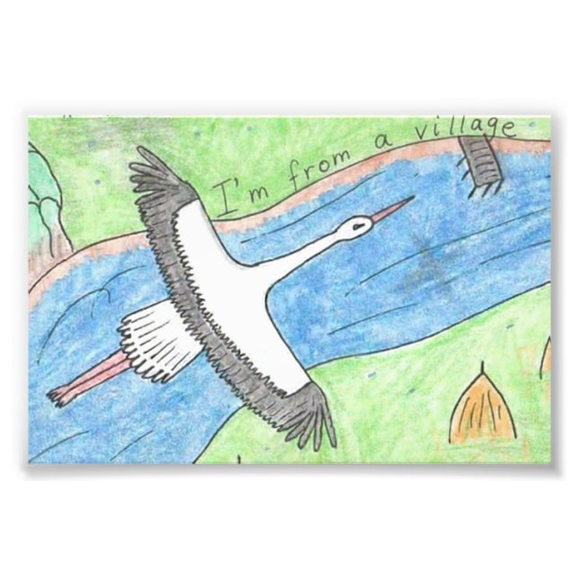 Village Vibes Fotodruck (Vorne)