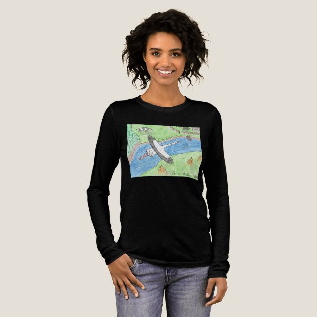 Village Vibes Tri-Blend Shirt (Volle Vorderseite)