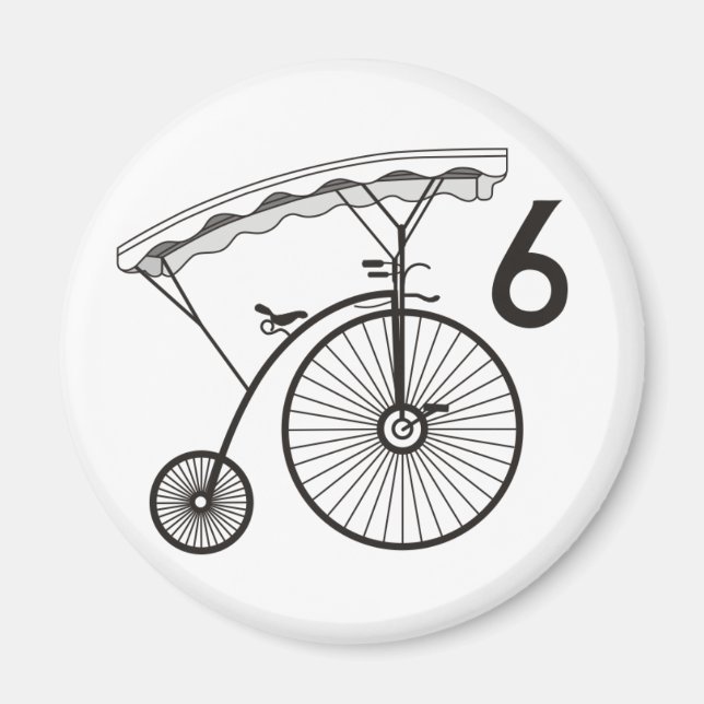 Villager 6 Abzeichen Magnet (Vorne)