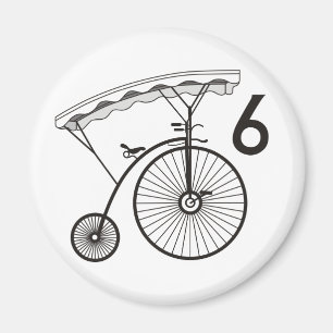 Villager 6 Badge Magnet